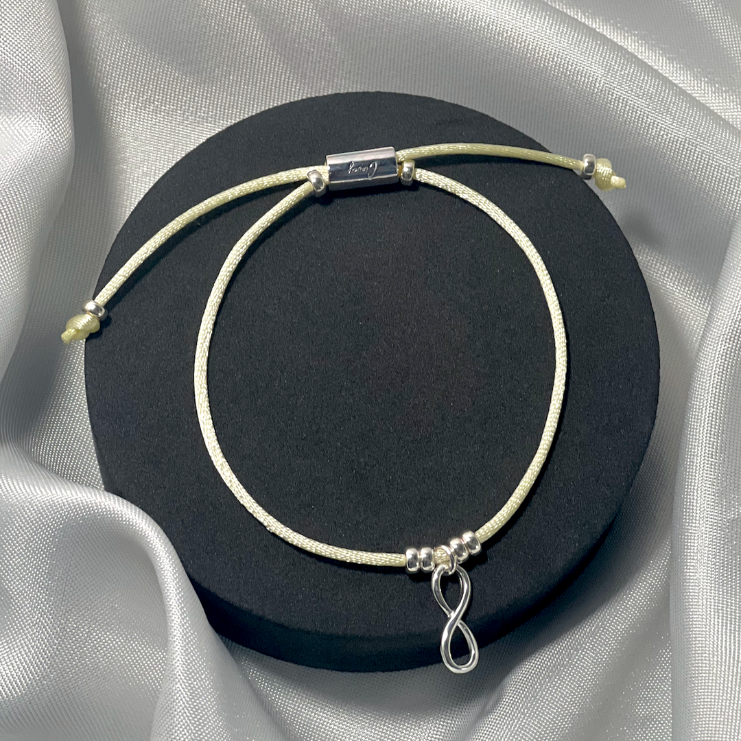 Cord Infinity Bracelet